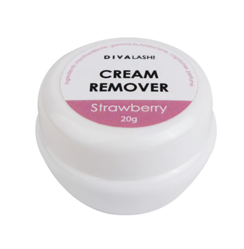 Ремувер кремовый Divalashpro Strawberry 20 г