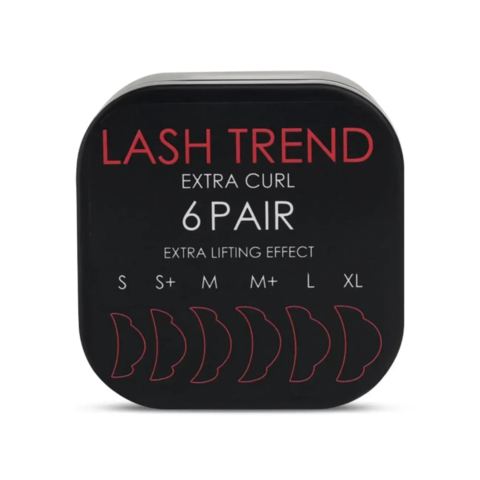 Валики для ламинирования Lash Trend Extra (S, S+, M, M+, L, XL) 6 пар глянцевые