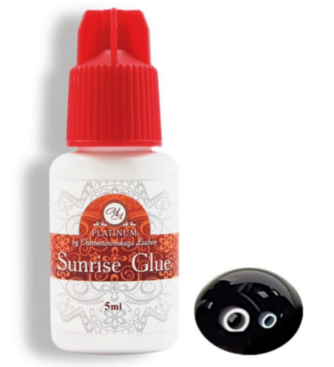 Клей для наращивания ресниц Platinum Sunrise 1 сек 10 мл черный