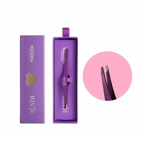 Пинцет для бровей Lendi Magical Glow скошенный