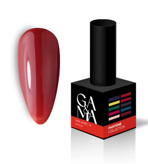 Гель-лак GA&MA Pantone Collection №74 Fire Whirl 10 мл