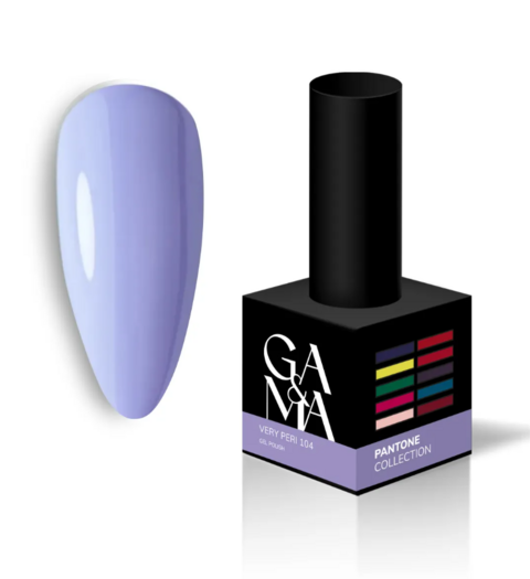 Гель-лак GA&MA Pantone Collection №104 Very Peri 10 мл 