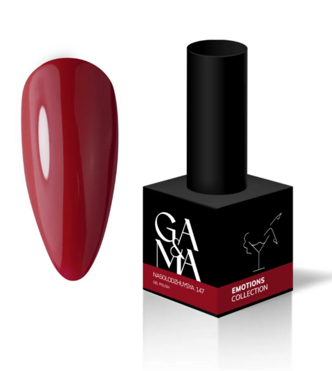 Гель-лак GA&MA Emotions Collection №147 Nasolodzhuysya  10 мл