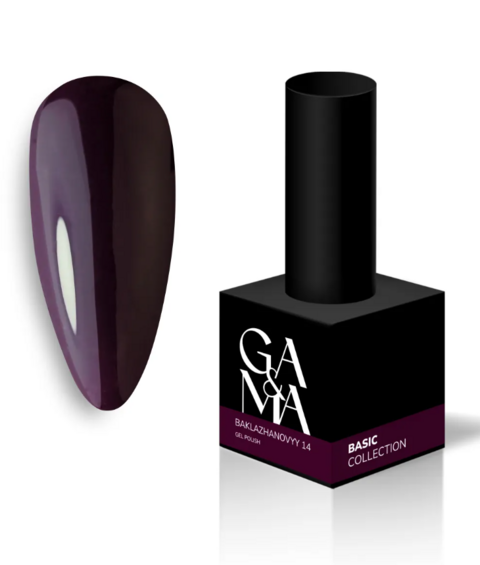 Гель-лак GA&MA Basic Collection №14 Baklazhanovyy 10 мл