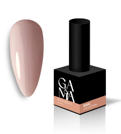 Гель-лак GA&MA Basic Collection №17 Svitlyy Bezh 10 мл
