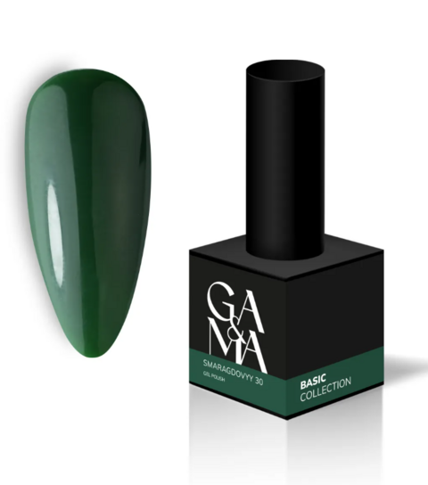 Гель-лак GA&MA Basic Collection №30  Smaragdovyy  10 мл