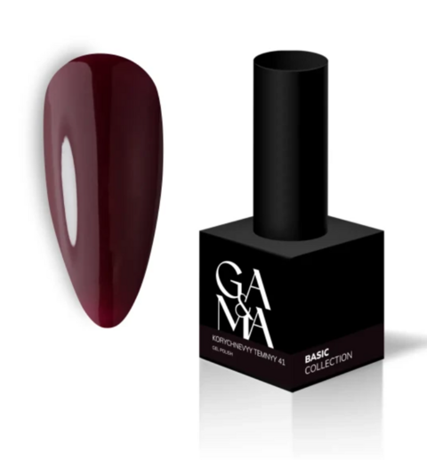 Гель-лак GA&MA Basic Collection №41 Korychnevyy Temnyy 10 мл