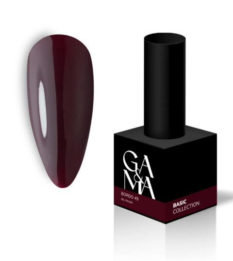 Гель-лак GA&MA Basic Collection №49 Bordo 10 мл