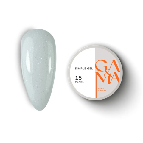 Гель моделюючий GA&MA Simple Gel №15 Pearl 15 мл