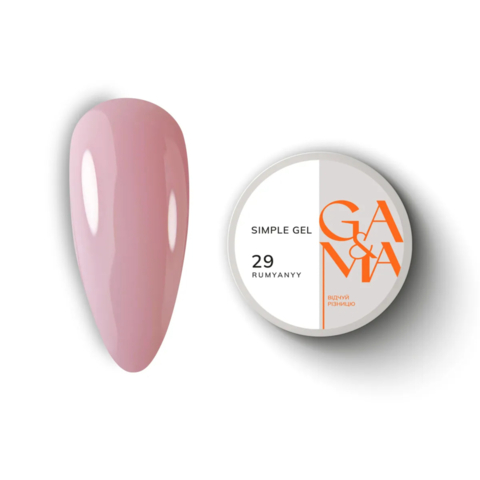 Гель моделирующий GA&MA Simple Gel №29 Rumyanyy 30 мл
