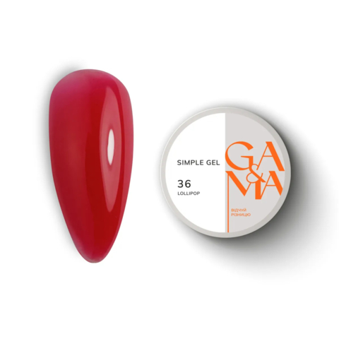 Гель моделирующий GA&MA Simple Gel №36 Lollipop 30 мл