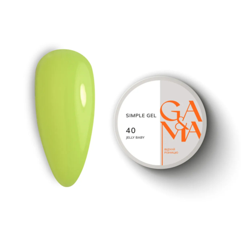 Гель моделюючий GA&MA Simple Gel №40 Jelly Baby 30 мл