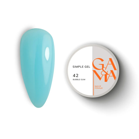 Гель моделирующий GA&MA Simple Gel №42 Bubble Gum 15 мл