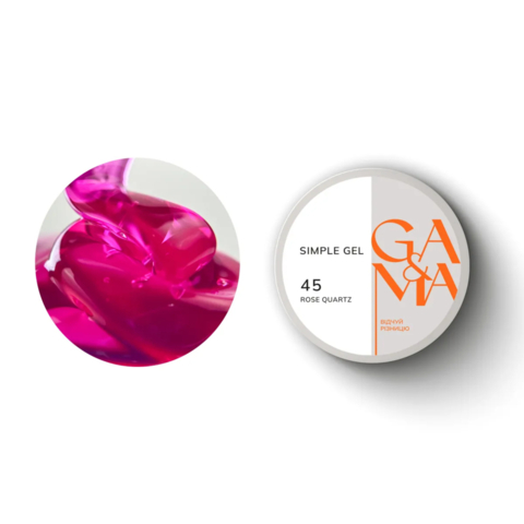 Гель моделирующий GA&MA Simple Gel №46 Garnet 15 мл