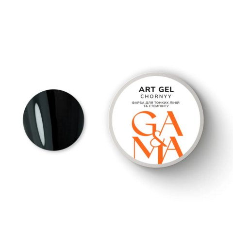 Гель для дизайна GA&MA Art gel Chornyy 5 г