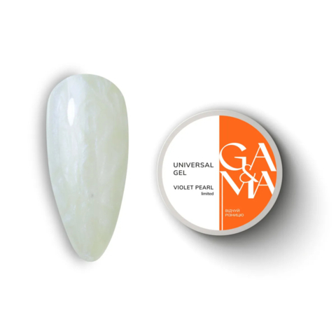 Гель моделюючий GA&MA Universal Gel Violet Pearl Limited 15 мл