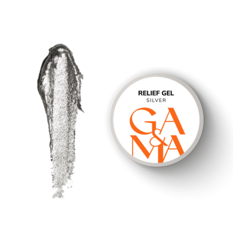 Гель рельеф GA&MA Relief Gel Silver 5 г