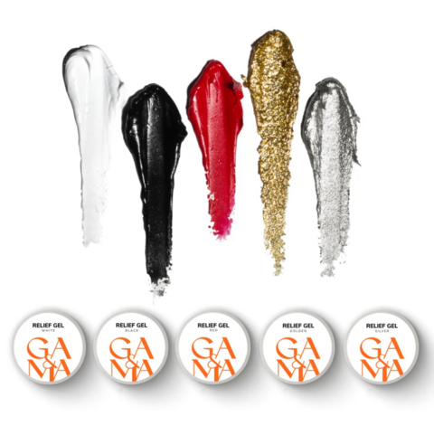 Набор гель GA&MA Relief Gel Classic Collection 5 шт/ 5 г