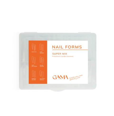 Форми верхні супер мікс GA&MA Nail forms Super Mix collaboration with @sadovec_yulia 144 шт