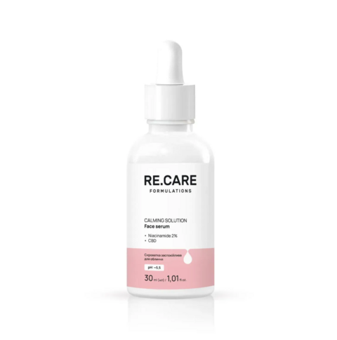 Сыворотка успокаивающая для лица Re.Care Calming Solution Face Serum 30 мл