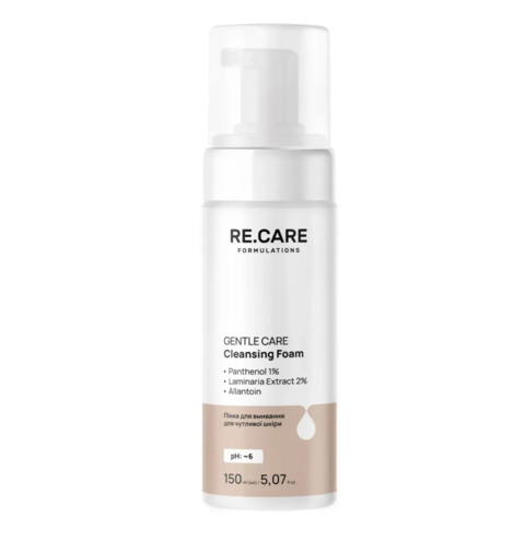 Пенка для умывания Re.Care Gentle Сare Cleansing Foam для чувствительной кожи 150 мл