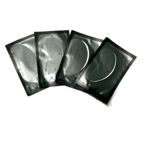 Патчі для вій для UV нарощування (50 пар/уп) чорні