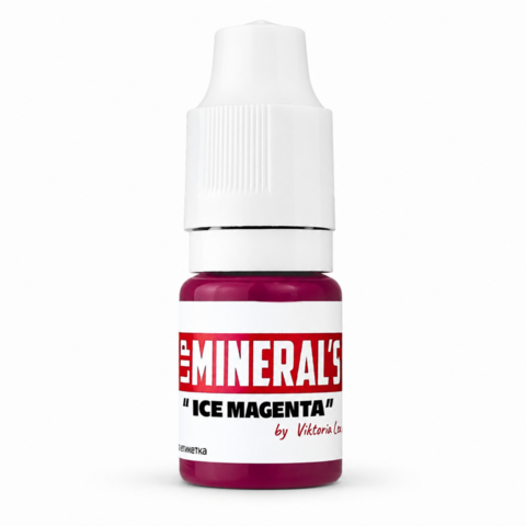 Пигмент для перманентного макияжа губ The Mineral Lips Ice Magenta 6мл