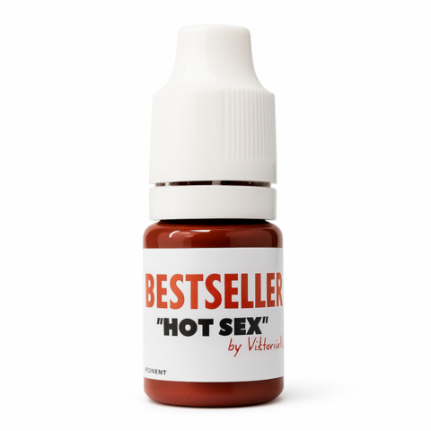 Пігмент для перманентного макіяжу губ The Mineral Lips Hot Sex 6мл