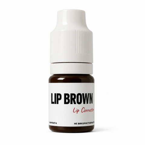 Коректор для перманентного макіяжу губ The Mineral Lips Lip Brown 6мл