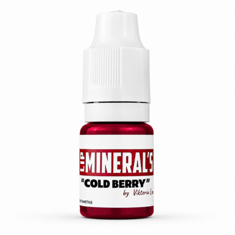 Пігмент для перманентного макіяжу губ The Mineral Lips Cold Berry 6мл