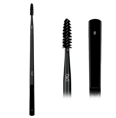 Пензлик-щіточка для брів OKO Black Edition №10 двохсторонній