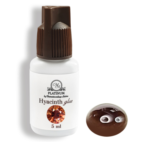 Клей для нарощування вій Platinum Hyacinth 0.5-1 сек 5 мл чорний