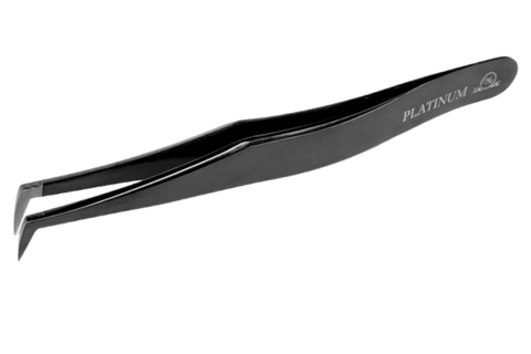 Пинцет Platinum Fala Black Laser черный
