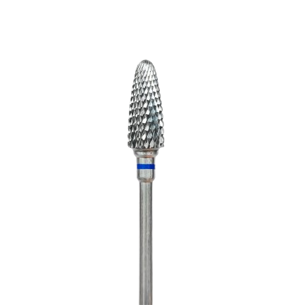 Фреза твердосплавна Edlen Corn Blue Кукурудза 6х14 мм синя