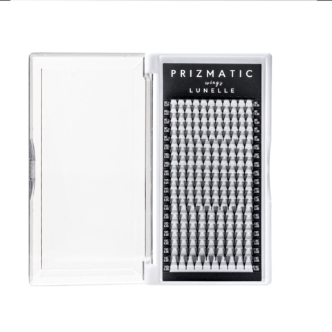 Вії-пучки Sculptor Prizmatic Wings Lunelle 20 ліній Mix C 0.05 8-14 мм