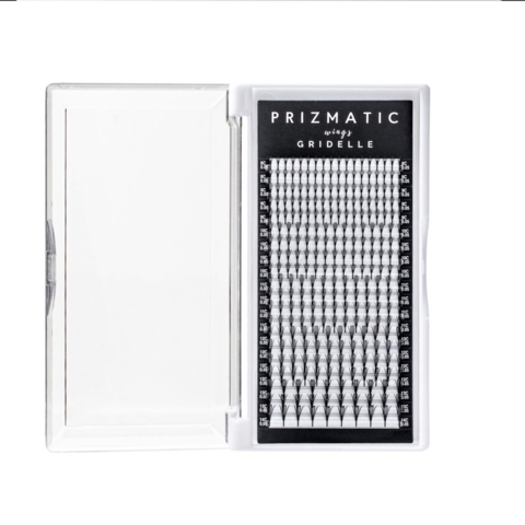 Вії-пучки Sculptor Prizmatic Wings Gridelle 20 ліній Mix C 0.05 8-14 мм