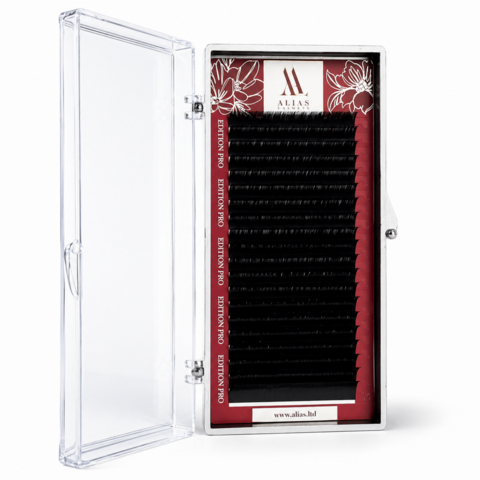 Ресницы Alias ​​Pro черные 20 линий C 0.085 7-14 мм