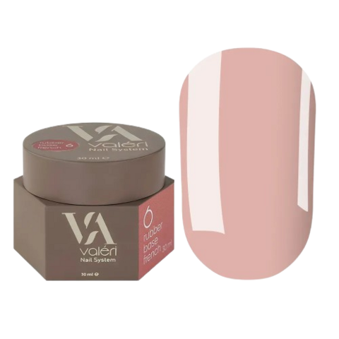 База камуфлююча Valeri Rubber Base French (new collection) №06 30 мл