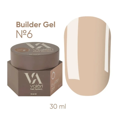 Гель моделюючий Valeri Builder Gel (new collection) №06 30 мл