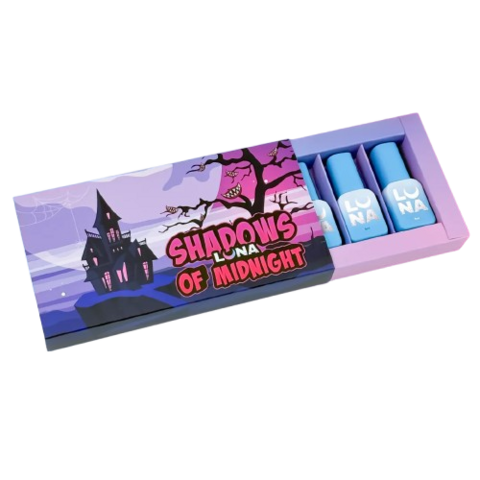 Набір гель-лаків Luna Halloween "Shadows of Midnight" 5шт по 8 мл