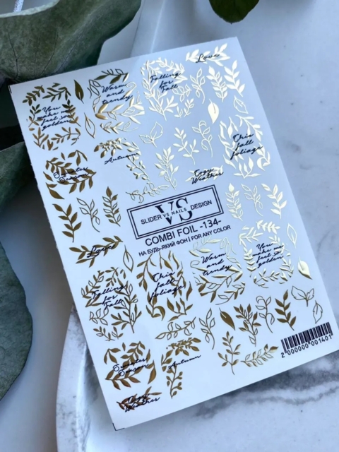 Слайдер для ногтей VS Nails Combi foil №134