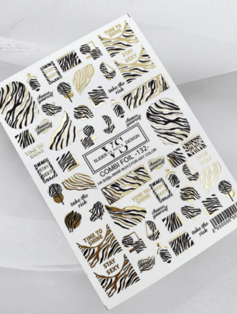 Слайдер для ногтей VS Nails Combi foil №132