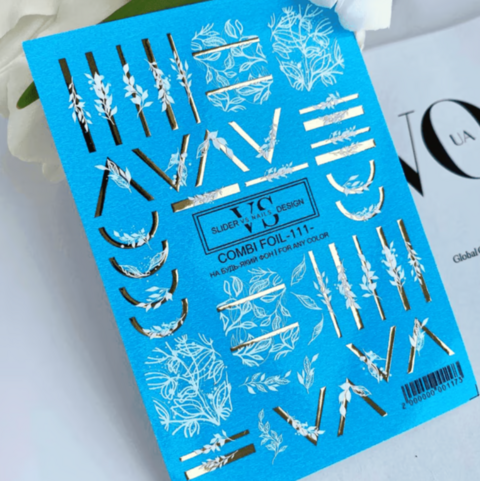 Слайдер для ногтей VS Nails Combi foil №111