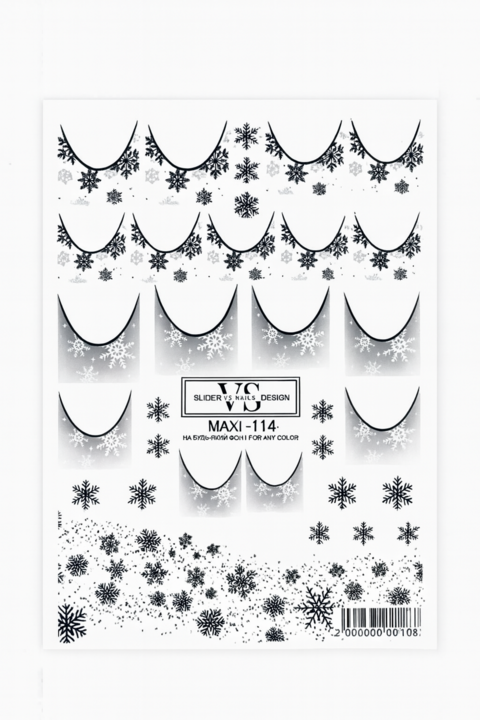 Слайдер для ногтей VS Nails Maxi №114 Френч