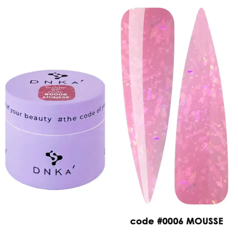 Гель моделюючий DNKa Builder Gel Mousse №0006 15 мл
