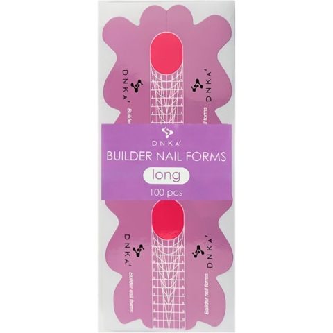 Форми для нарощування нігтів DNKa Paper Nail Forms Long (100 шт/уп)
