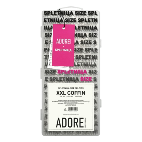 Тіпси гелеві Adore Professional XXL Gel Tips Coffin