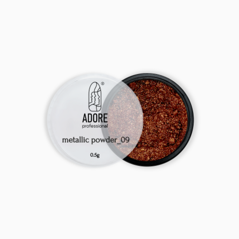 Втирка для нігтів Adore Professional Metallic Powder №09 0,5 г 