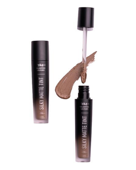 Тени для век жидкие ZOLA x Valentina Lelyukh Silky Matte Tint 04 Sandstone