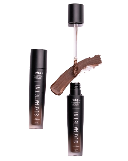 Тіні для повік рідкі ZOLA x Valentina Lelyukh  Silky Matte Tint 06 Espresso